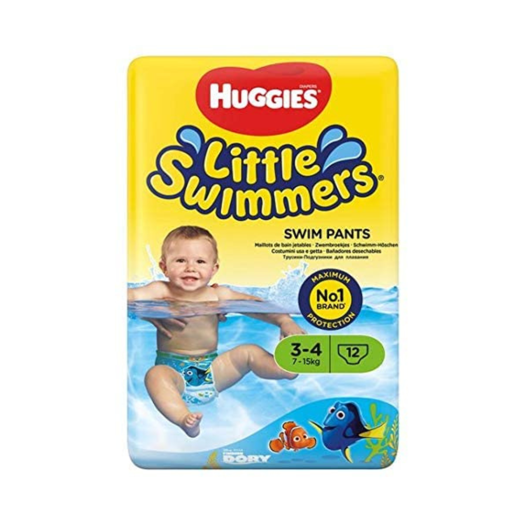 Huggies Little Swimmers 12 Swim Pants Size 3-4, 7-15kg