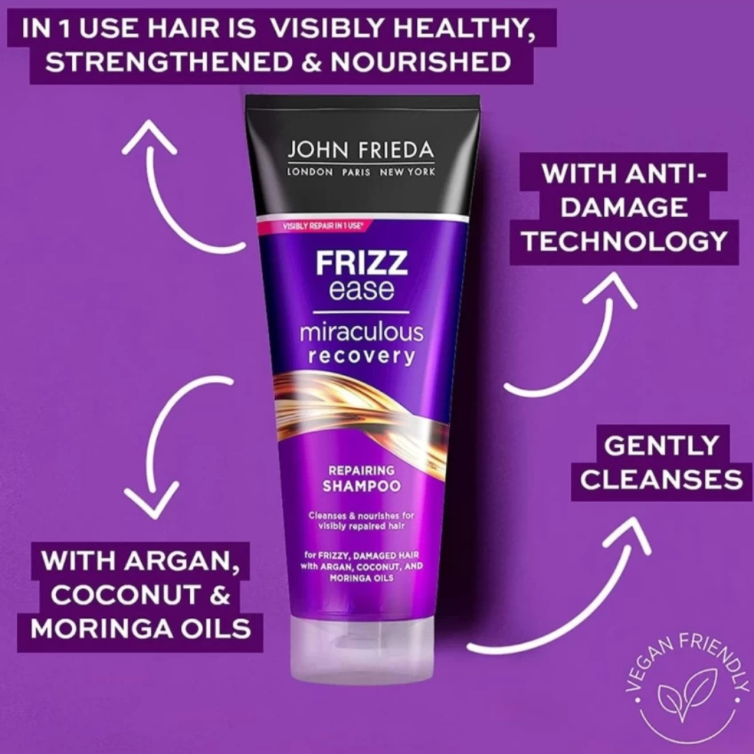 John Frieda Frizz Ease Miraculous Recovery Repairing Shampoo 250ml