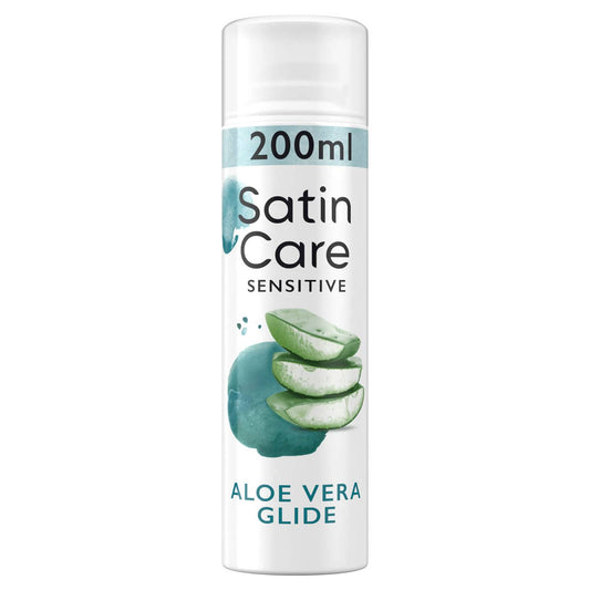 Satin Care Sensitive Shave Gel Aloe Vera Glide 200ml