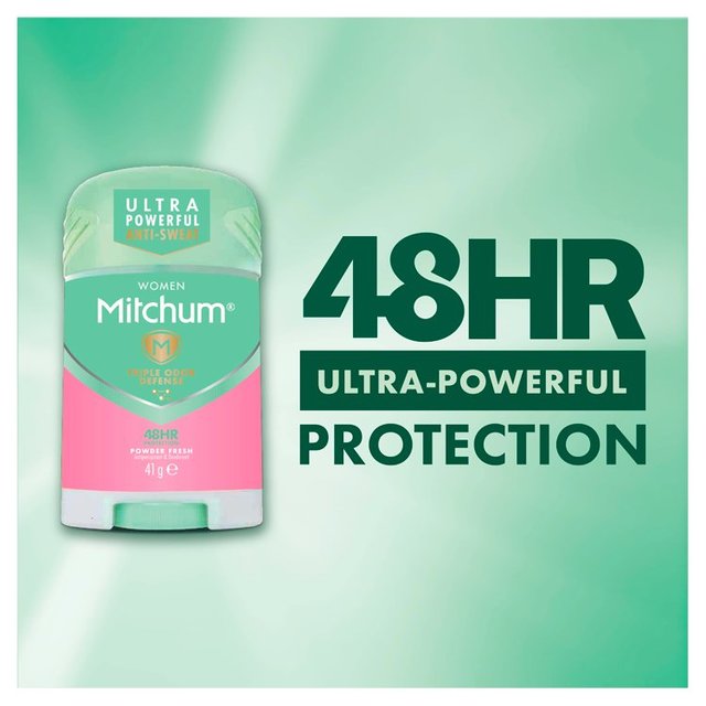 Mitchum Triple Odor Defense Powder Fresh Antiperspirant & Deodorant 41g