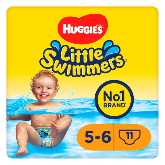 Huggies Little Swimmers 11 Swim Nappies Size 5-6, 12-18kg