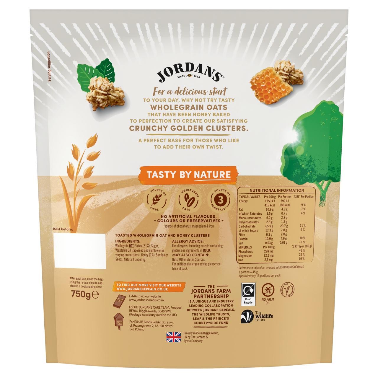 Jordans Simply Granola with a Hint of Honey Breakfast Cereal 750g