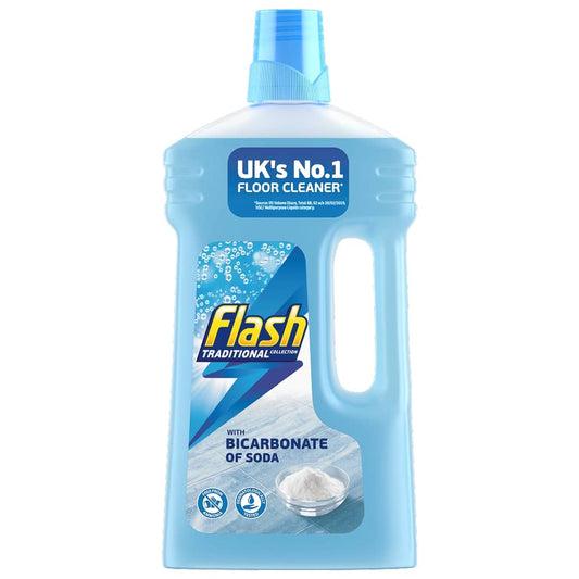 Flash All Purpose Liquid Floor Cleaner Traditional Bicarbonate Of Soda  1litre