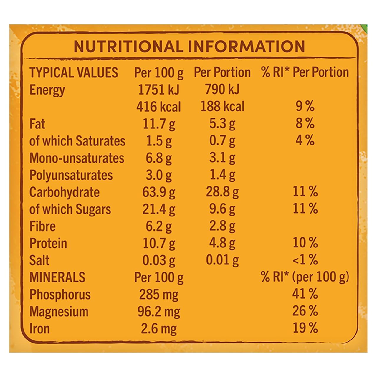 Jordans Crunchy Oat Raisin & Almond Granola Breakfast Cereal 750g