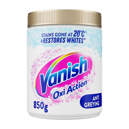 Vanish Oxi Action Stain Remover Powder White 850 G