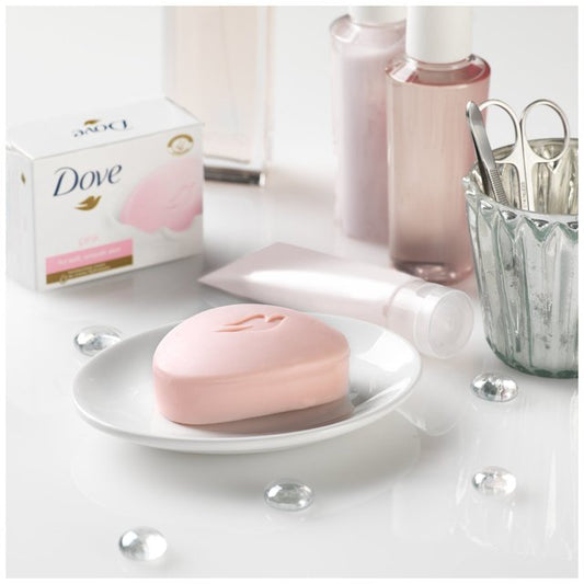 Dove Beauty Cream Bar Soaps, Pink/Rosa
