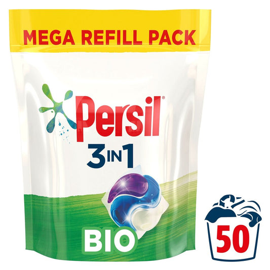 Persil 3 In 1 Biological Washing Capsules 50 Wash 1.350Kg