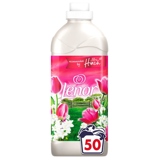 Lenor Fabric Conditioner Pink Tulips 50 Washes 1.75L