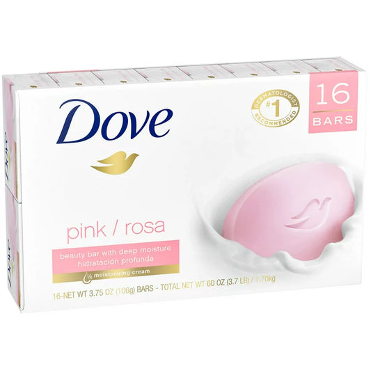 Dove Pink Beauty, 16 Bar Soaps