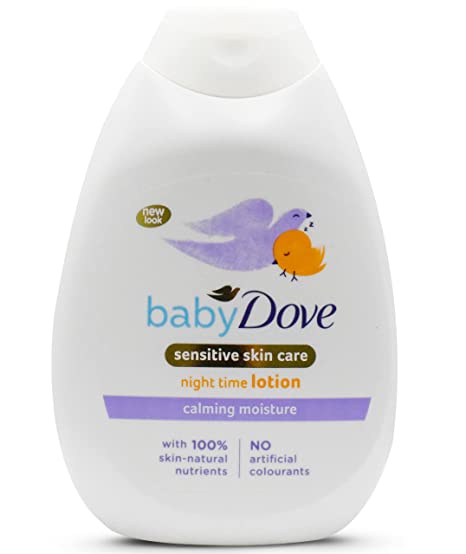 Baby Dove, Night Time Lotion for Sensitive Skin, Calming Moisture - 400 Ml