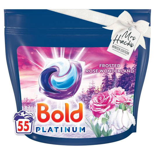 Bold Platinum Frosted Rose Wonderland Pods Washing Pods 55 Washes