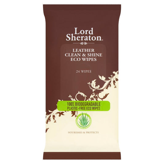 Lord Sheraton Leather Wipes 24 Pack