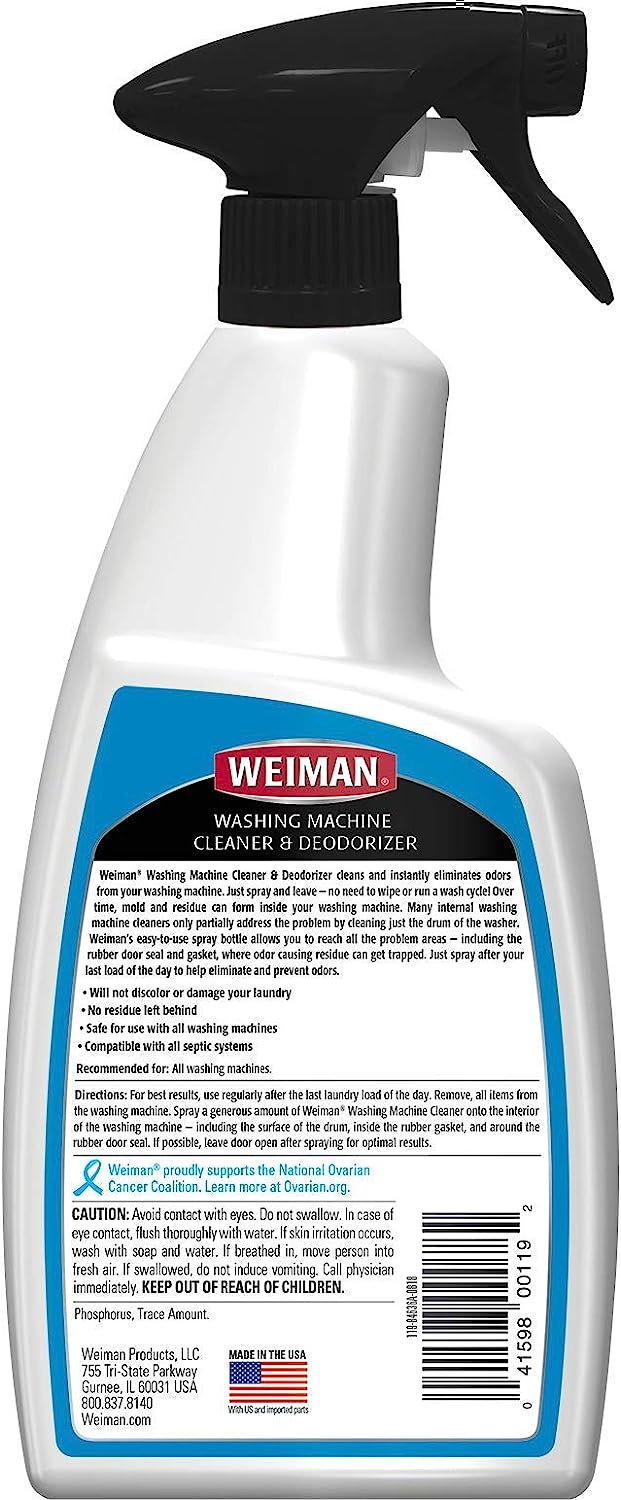 Weiman Washing Machine Cleaner and Deodorizer