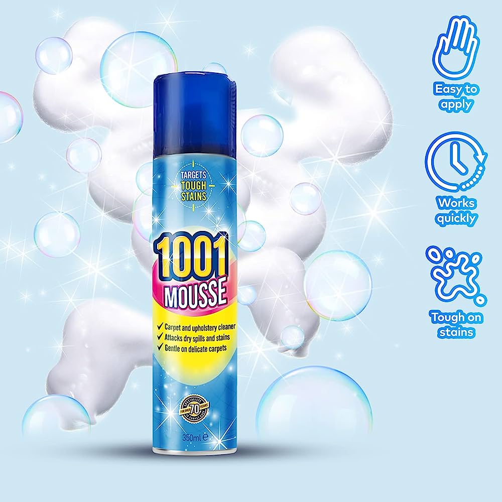 1001 Mousse Carpet Cleaner