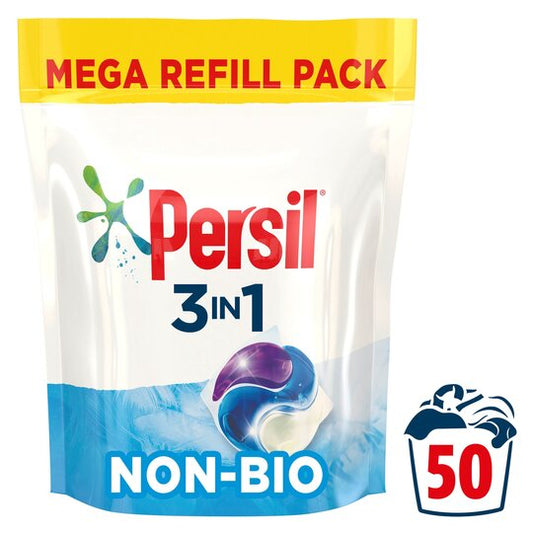 Persil 3In1 Non Biological Washing Capsules 50 Wash 1.350Kg