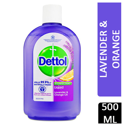 Dettol Disinfectant Liquid 500 ml - Lavender and Orange Oil