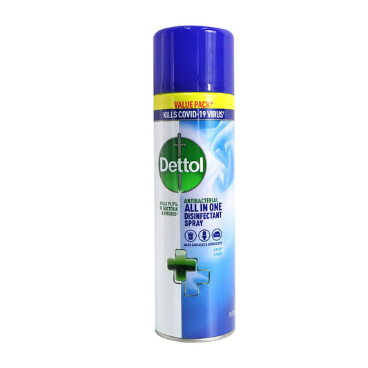 Dettol All In One Disinfectant Spray  Crisp Linen-500ml