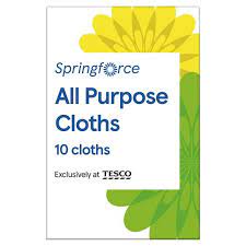 Springforce All Purpose Cloths 10 Pack