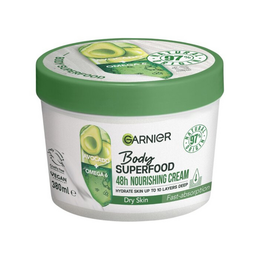 Garnier Nourishing Body Superfood Avocado Body Cream 380Ml