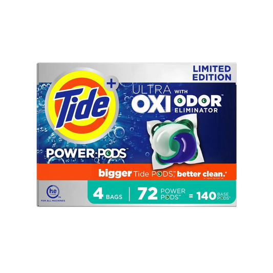 Tide Ultra Oxi With Odor Eliminator 72 power pods