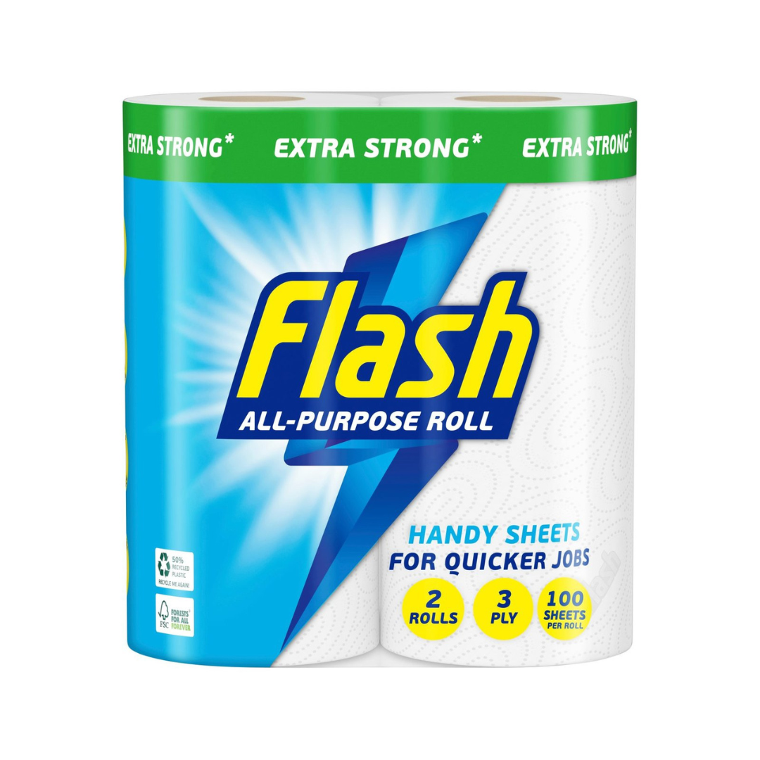 Flash Handy Pack Kitchen Towel 2 Pack