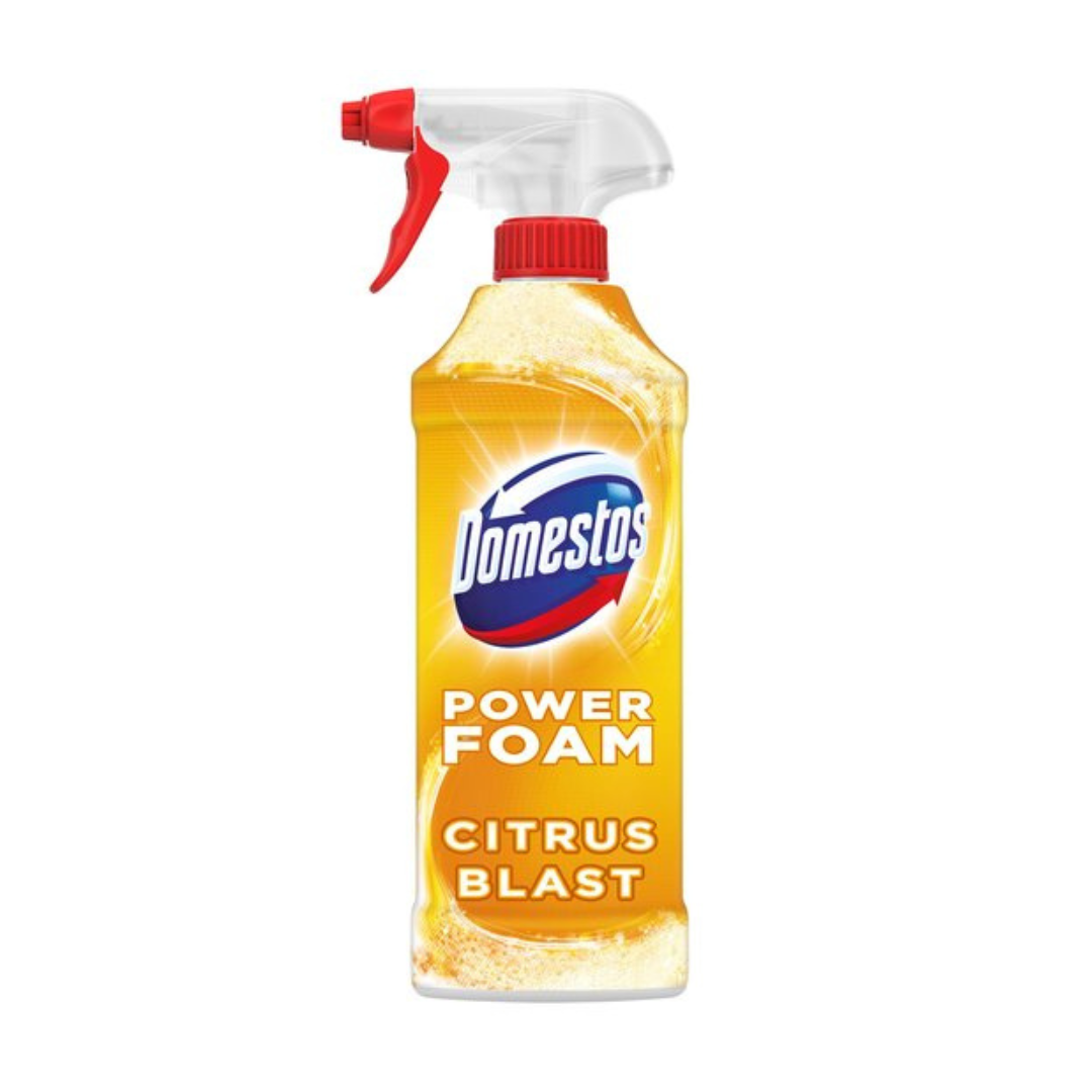 Domestos Power Foam Bathroom Cleaner Citrus Blast 450Ml