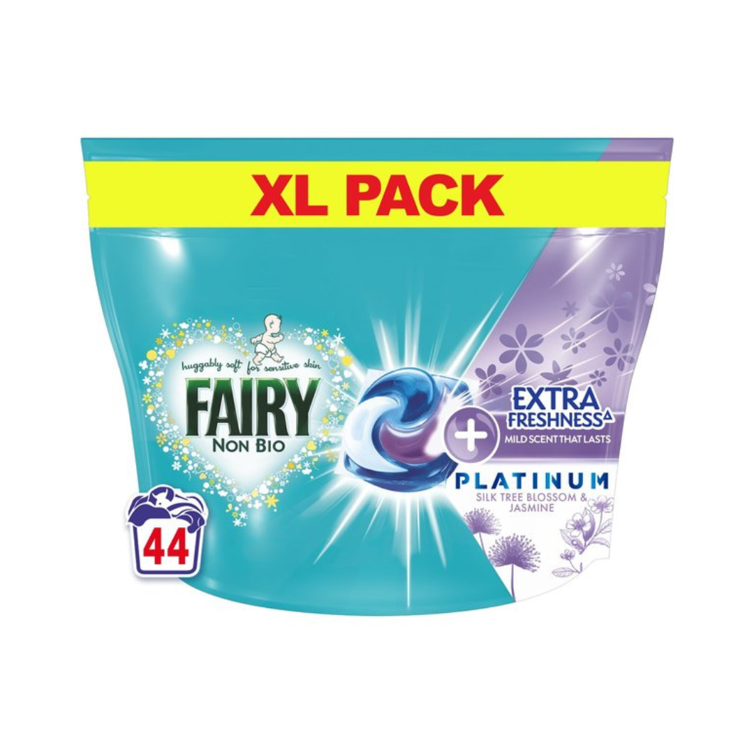 Fairy Platinum Laundry Pods Silk Tree Blossom And Jasmine 44w