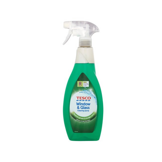 Tesco Window & Glass Cleaning Spray - 750Ml