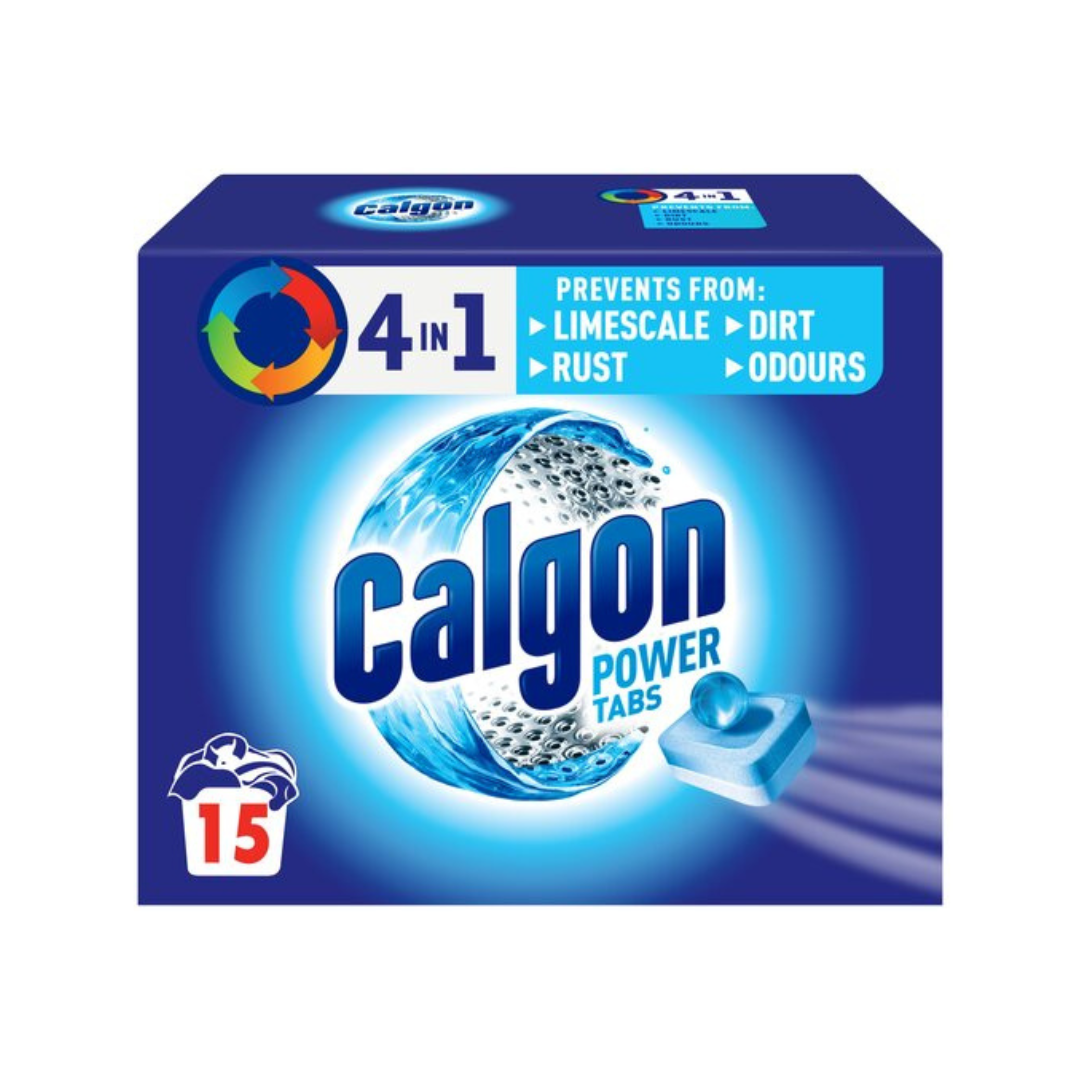 Calgon 4-in-1 Tablets Washing Machine Cleaner 15 Tablets