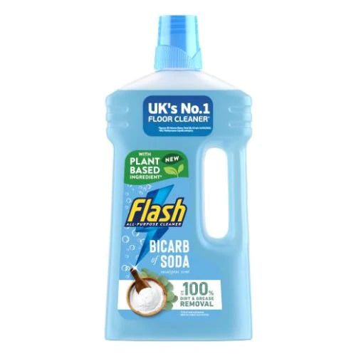 Flash Floor Cleaner Bicarbonate Of Soda Eucalyptus Scent 1L