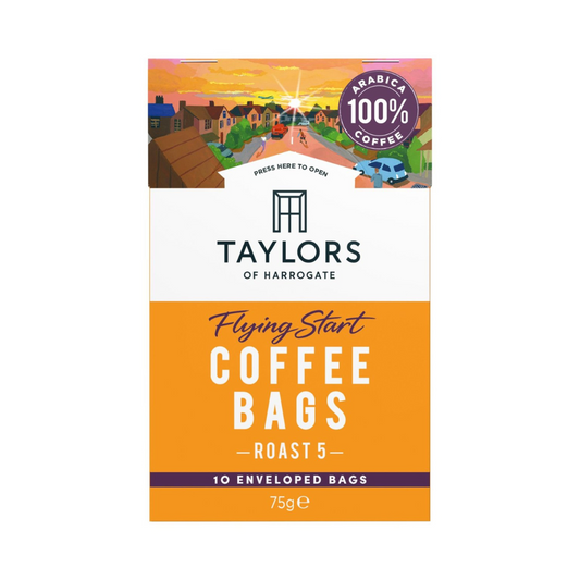 Taylors Of Harrogate Flying Start 10 Coffee Bags 75g