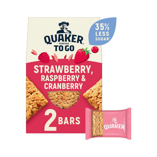 Quaker Porridge to Go Mixed Berries Breakfast Bars