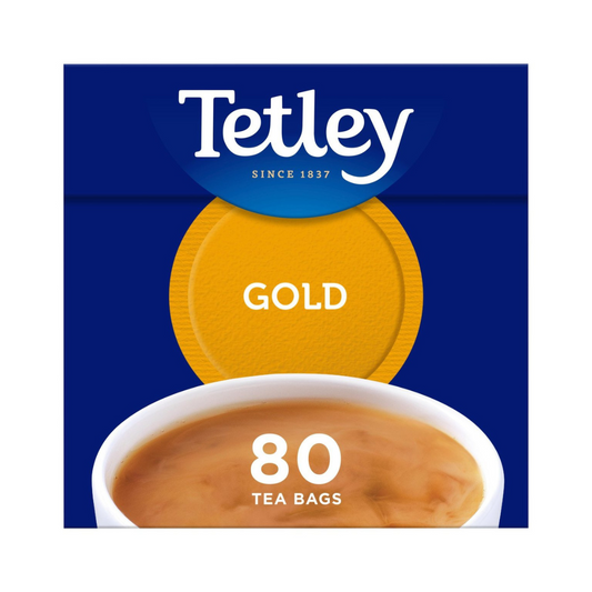 Tetley Gold Tea Bags 80 Per Pack 250g