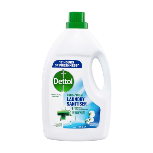 Dettol Antibacterial Laundry Sanitiser Fresh Cotton 2.5l