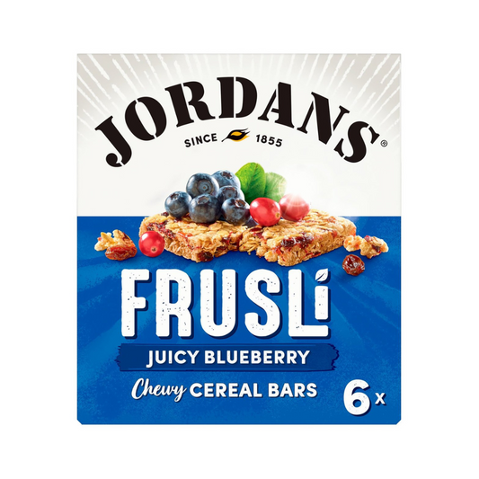 Jordans Frusli Juicy Blueberries Cereal Bars 180g