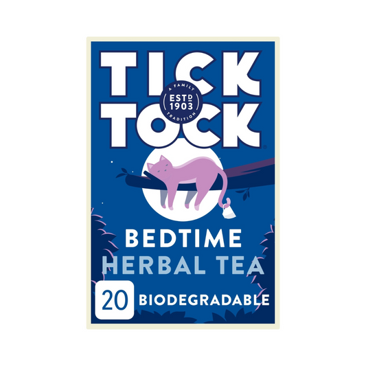 Tick Tock Bedtime Camomile, Lemon Balm, Lavender & Rooibos 20 Tea Bags 36g