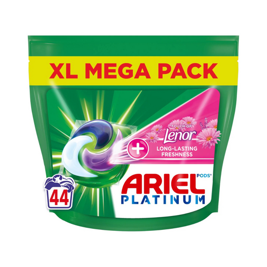 Ariel Platinum + Lenor All-In-1 Laundry Pods 44w