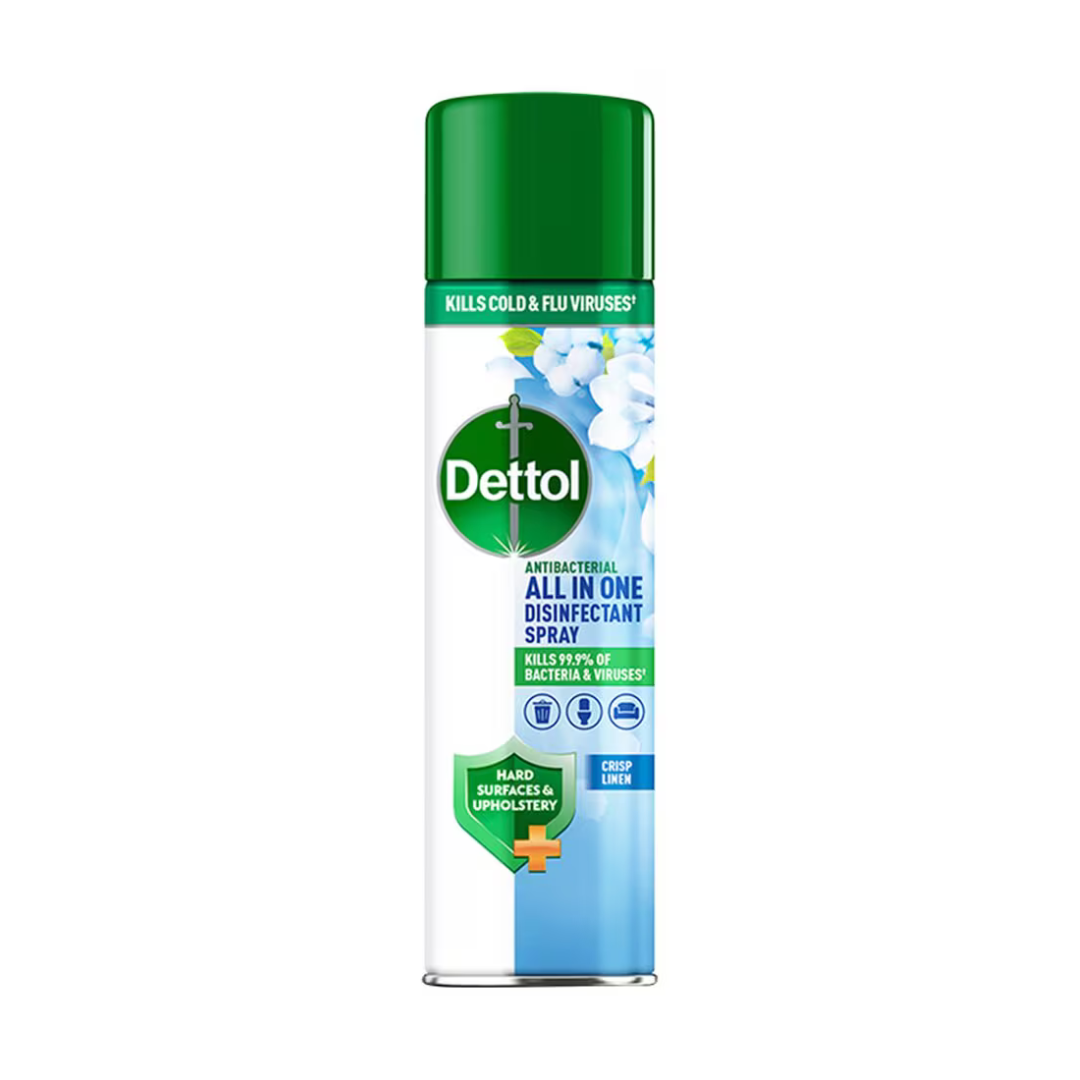 Dettol All In One Disinfectant Spray Crisp Linen 300ml