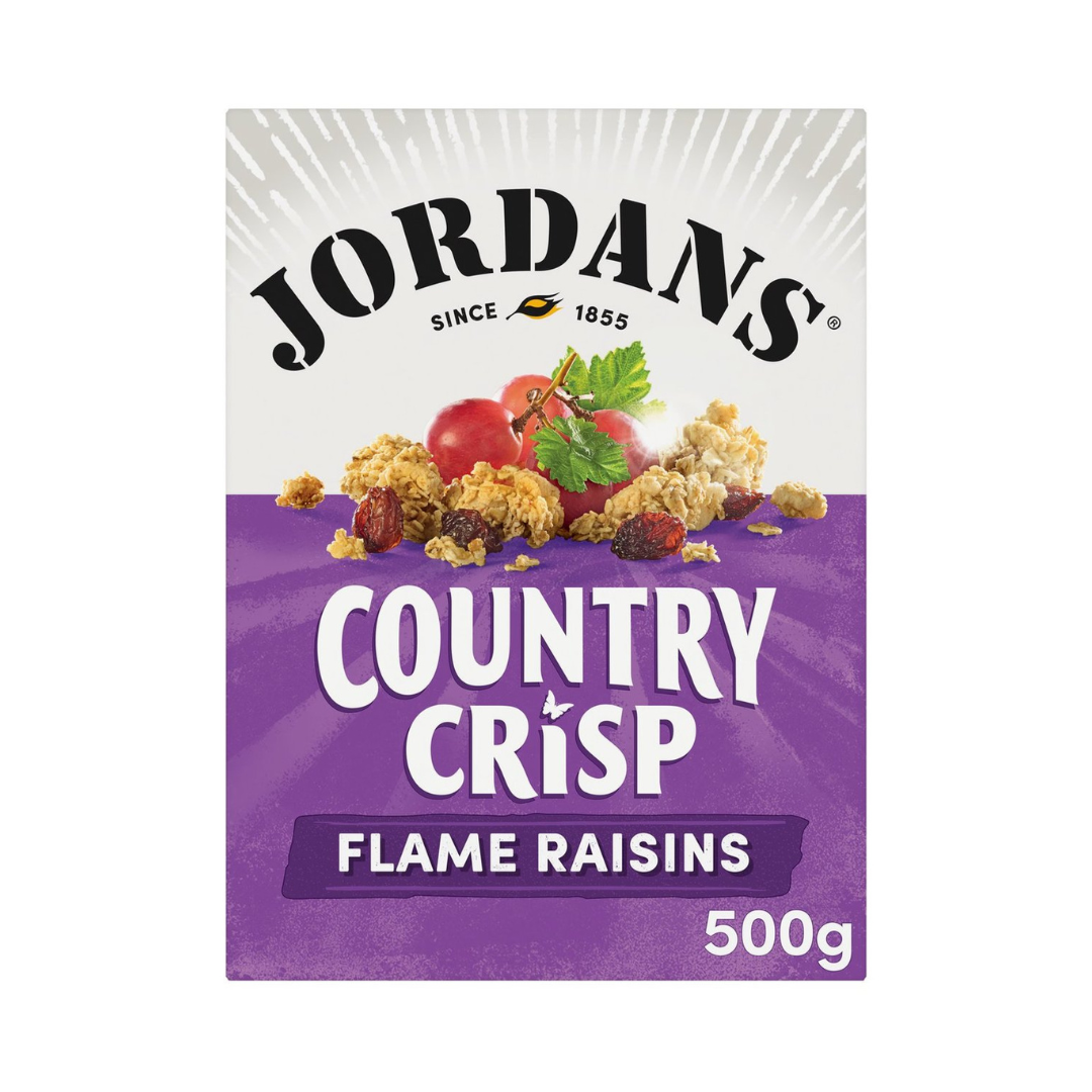 Jordans Country Crisp with Juicy Flame Raisins 500g