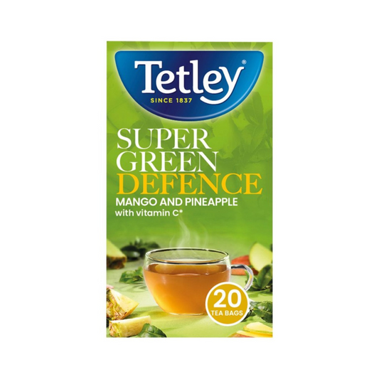 Tetley Super Green Defence With Vitamin C 20 Tea Bags 40g