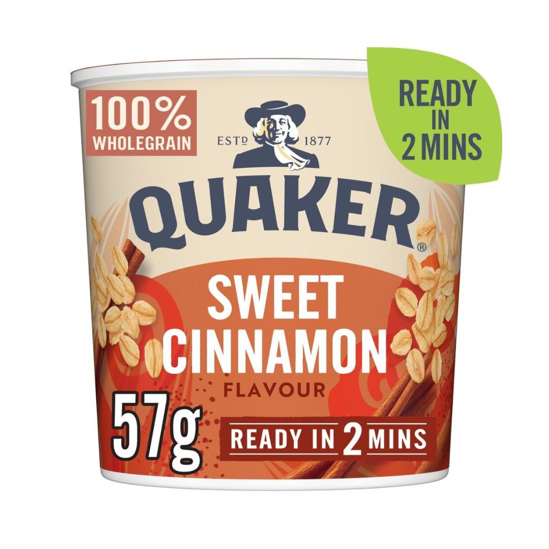 Quaker Oat So Simple Sweet Cinnamon Porridge Pot 57g