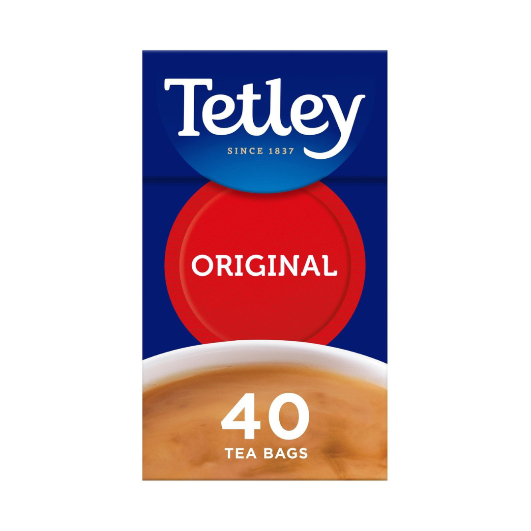 Tetley Original Tea Bags 40 Packs 125g