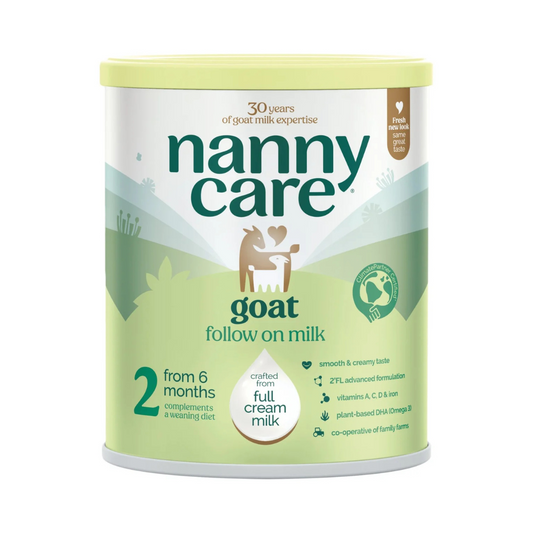 Nannycare 2 Goat Milk Based Follow On Milk, 6-12 Months 800g (NEW)