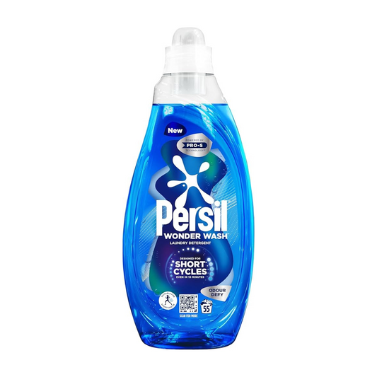 Persil Wonder Wash Laundry Liquid Detergent Odour Defy 55w