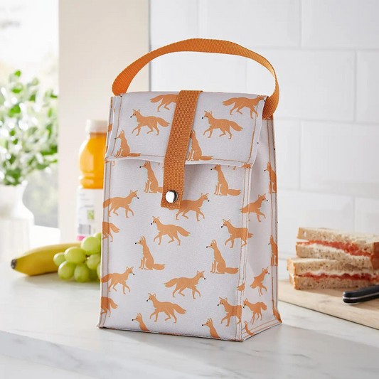 Dunelm Fox Fold Over Lunch Bag