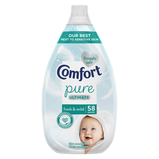 Comfort Ultimate Pure Fabric Conditioner Fresh & Mild 58 Washes