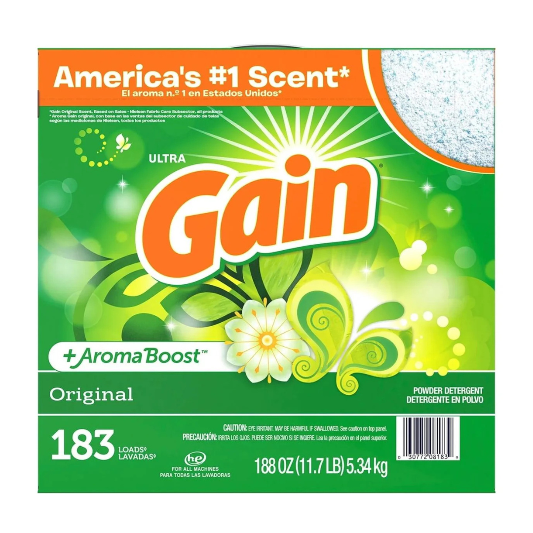 Gain Ultra Aroma Boost Laundry Powder Original 183 loads