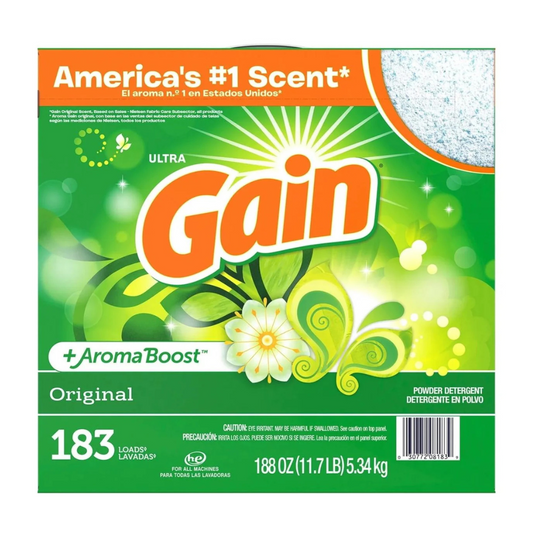 Gain Ultra Aroma Boost Laundry Powder Original 183 loads