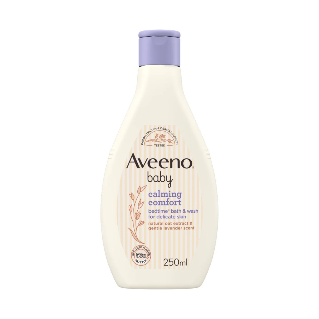 Aveeno Baby Calming Comfort Bedtime Bath & Wash For Delicate Skin 250ml