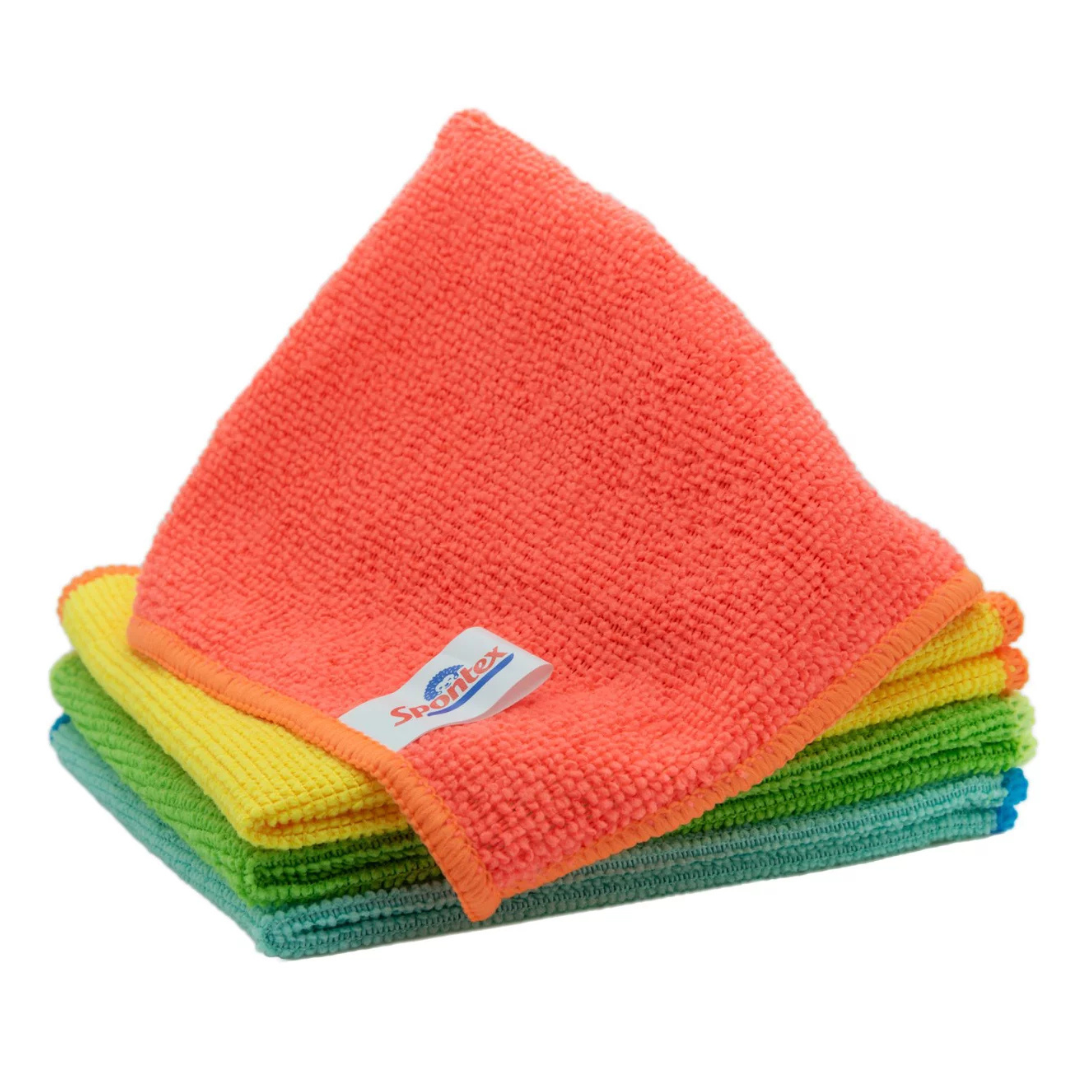 Spontex Microfibre Cloth 4 pack